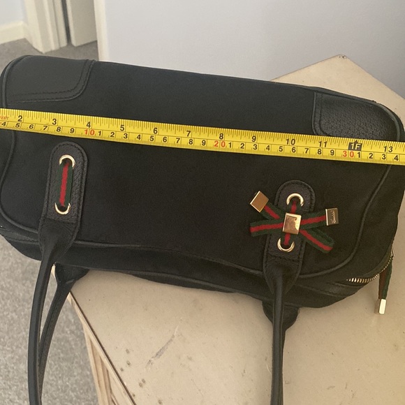 🖤 GUCCI Princey Boston satchel in black GG canvas! - Picture 12 of 13